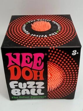 Schylling Needoh Fuzz Ball Velvet Squeeze NWT